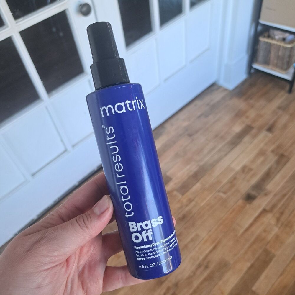 NEW Matrix Total Results Brass Off All In One Toning Leave In Spray 6.8 oz